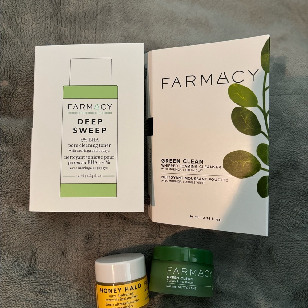 Farmacy Green Clean and Deep Sweep Skincare Set